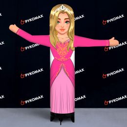 Машущая фигура Принцесса для рекламы детского магазина