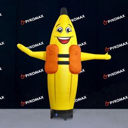 Надувной рекламный Банан с машущей рукой