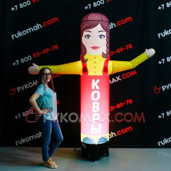 Надувная фигура Девушка с подсветкой 2,5м