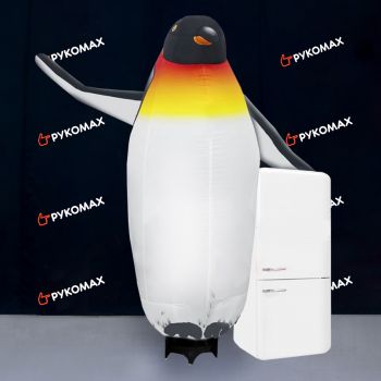 Надувной Пингвин рукомах с холодильником 2м