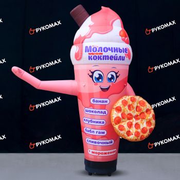 Надувная реклама Молочный коктейль 2,5м