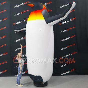 Надувной Пингвин с машущей рукой 4м