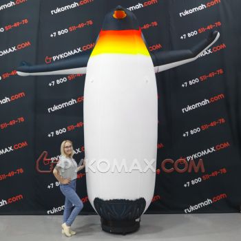 Машущий пингвин для рекламы 4м