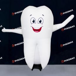 Надувной Зуб с машущей рукой для рекламы стоматологии