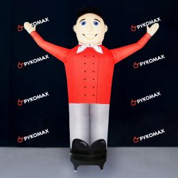 Кулинар надувная фигура с машущей рукой для рекламы закусочных